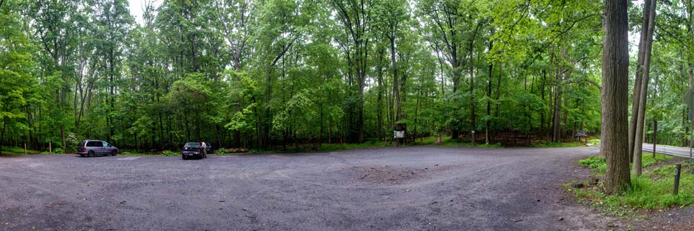 Southern-most trailhead of Catoctin Trail